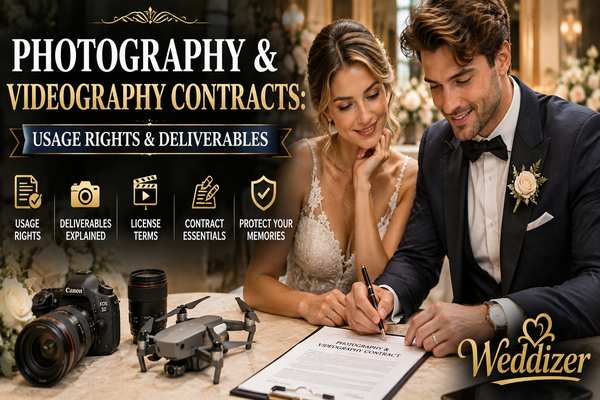 Photography & Videography Contracts: Usage Rights & Deliverables Every Couple Should Know