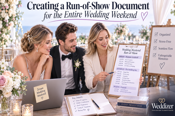 Creating a Run-of-Show Document for the Entire Wedding Weekend: The Complete Guide to a Seamless Celebration