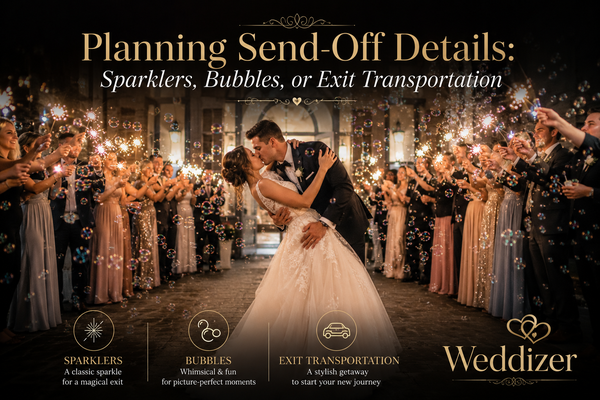 Planning Send-Off Details: Sparklers, Bubbles, or Exit Transportation – The Ultimate Wedding Exit Guide for 2026