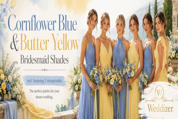 Cornflower Blue & Butter Yellow Bridesmaid Shades: The Fresh Wedding Colour Trend Every Modern Bride Loves in 2026