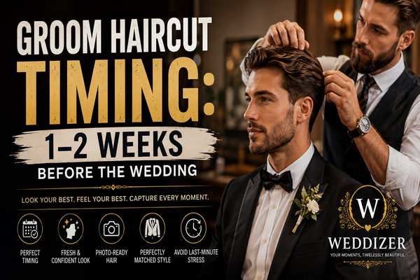 Groom Haircut Timing: Why 1–2 Weeks Before the Wedding Is the Smart Choice