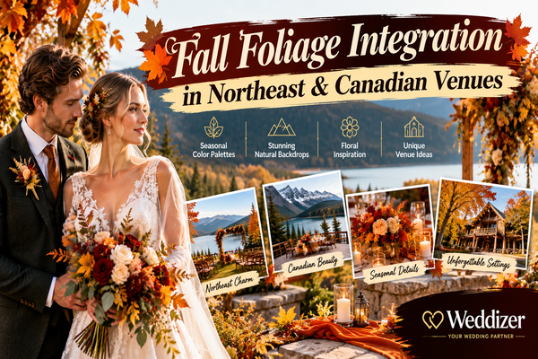 Fall Foliage Integration in Northeast & Canadian Wedding Venues: A Stunning Seasonal Wedding Guide